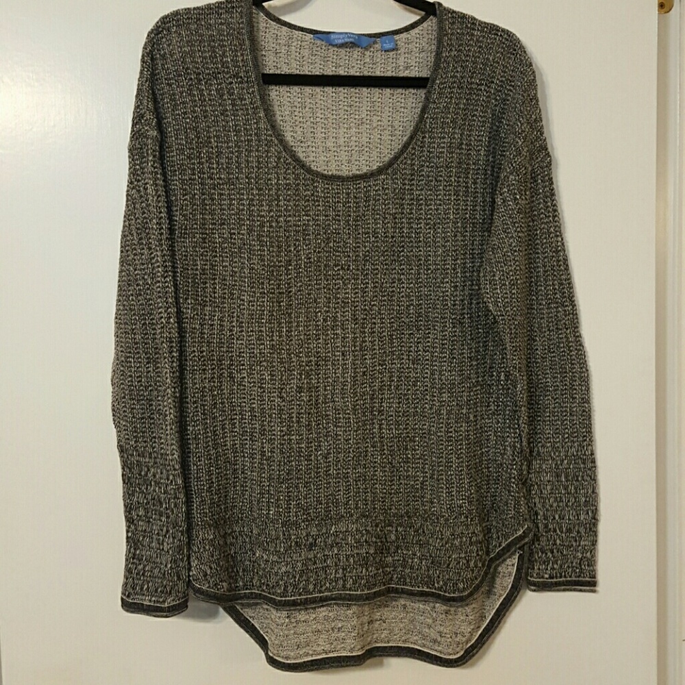 Simply Vera Vera Wang Sz L Knit Sweater